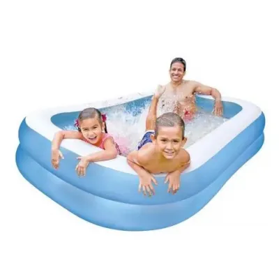 Intex 57180 (203 x 152 x 48см) надувний дитячий басейн "SWIM CENTER " 203х152х48 см