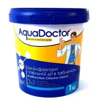 AquaDoctor MCT-1 (Вага 1кг) Мультитаб. (хлор, альгіцид, коагулянт)