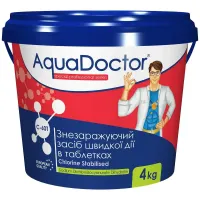 AquaDoctor C60T-4 (Вага 4кг) Швидкий (шоковий) Хлор (20г x 200шт)