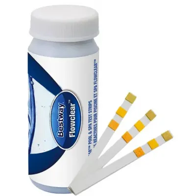 Bestway 58142 - Тестові смужки: ph, Cl та жорсткість. 50шт.