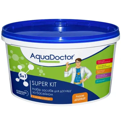 AquaDoctor super-kit-5-v-1 (Вага 3кг) Набір хімії Super Kit 5 в 1