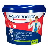 AquaDoctor C60T-09 (Вес 0,9 кг) Быстрый (шоковый) Хлор (20 г x 50 шт)