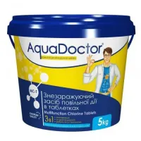 AquaDoctor MCT-5 (Вес 5кг) Мультитаб. (хлор, альгіцид, коагулянт)