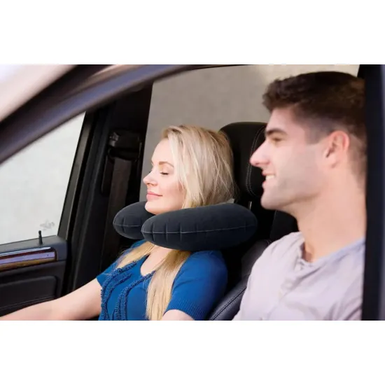 Intex 68675 (36 x 30 x 10см) Надувна подушка, підголовник Travel Pillow