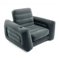 Intex 66551 (117 x 100 (224) x 66см) Надувное кресло раскладное (68565)