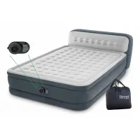 Intex 64448 (236 x 152 x 86 (46см)) Надувная кровать с изголовьем (взамен Intex 64460)