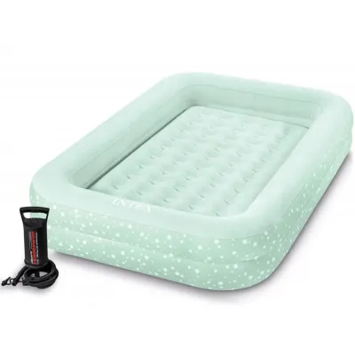 Intex 66810 (168 x 107 x 25см) Наду́вна кровать дитяча з бортиками і матрасом