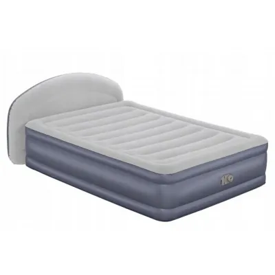 Bestway 671bd (229 x 152 x 46(84)см) Надувне ліжко з підголовником