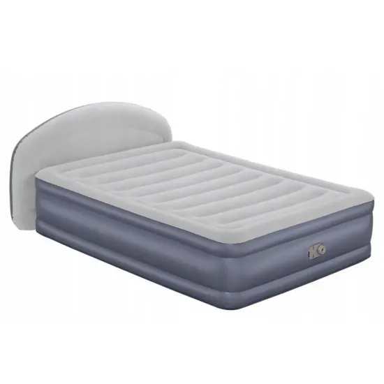 Bestway 671bd (229 x 152 x 46(84)см) Надувне ліжко з підголовником