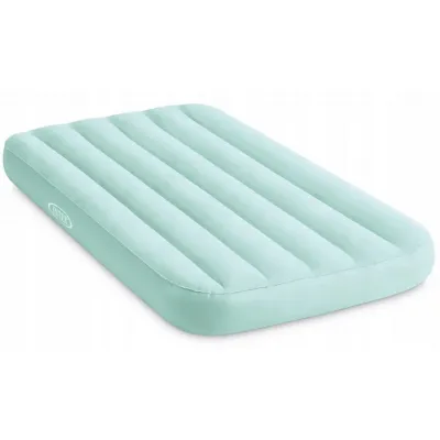 Intex 66803-бірюзовий (157 x 88 x 18см) Надувний матрац. Помаранчевий