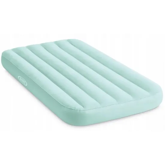 Intex 66803-бірюзовий (157 x 88 x 18см) Надувний матрац. Помаранчевий