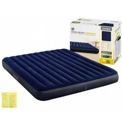Intex 64755 (203 x 183 x 25см) Надувний матрац (68755)