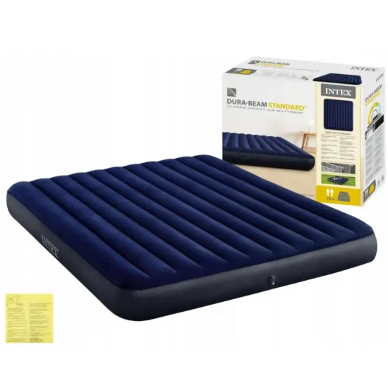 Intex 64755 (203 x 183 x 25см) Надувний матрац (68755)