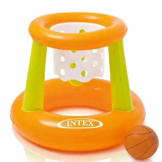 Intex 58504 (67 x 55см) надувне баскетбольне кільце на воді
