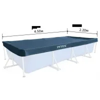 Intex 28039 (Довжина 460 x Ширина 226см) Тент для прямокутного басейну