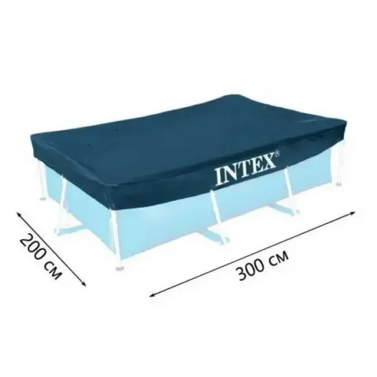 Intex 28038 (Довжина 300 x Ширина 200см) Тент для прямокутного басейну