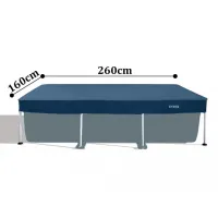 Intex 28036 (Довжина 260 x Ширина 160см) Тент для прямокутного басейну