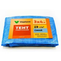 Welltex-Vaplant tent-60-3x4 (Длина 300 x Ширина 400см) Тент универсальный, тарпаulin - подстилка, 60 г/м2