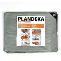 Plandeka tent-160-4x4 (Длина 385 x Ширина 385см) Тент универсальный, тарпулин - подстилка, 160 г/м2
