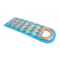Intex 59895-blue (Довжина 188 x Ширина 71см) Надувний матрас для плавання. Голубий