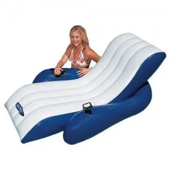 Intex 58868 (Довжина 180 x Ширина 135см) Надувне крісло для плавання