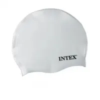 Intex 55992-grey - Шапочка для плавания, от 8 лет. Серая