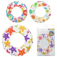 Intex 59241 (Диаметр 61см) Надувное кольцо Морские обитатели