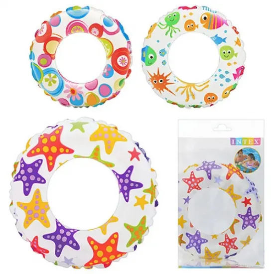 Intex 59241 (Діаметр 61см) Надувне коло Морські мешканці