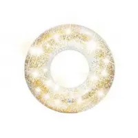 Intex 56274-gold (Диаметр 107см) Надувное кольцо прозрачное, Золотистый Intex 56274-gold (Диаметр 107см) Надувное кольцо прозрачное, Золотистый