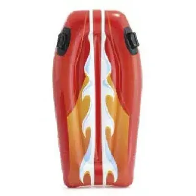 Intex 58165-red (Довжина 112 x Ширина 62см) Надувний плотик, Червоний