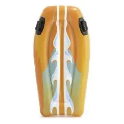 Intex 58165-orange (Довжина 112 x Ширина 62см) Надувний плотик, Помаранчевий