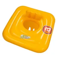 Bestway 32050 (Довжина 76 x Ширина 76 см) Надувний плотик трьохкамерний SWIM SAFE, 1-2 роки
