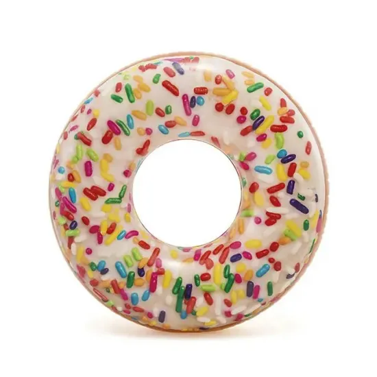 Intex 56263 (Діаметр 99см) Надувний круг Пончик з присипкою