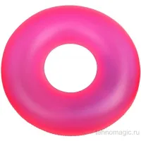 Intex 59262-pink (Диаметр 91см) Надувное кольцо неоновое. Розовый