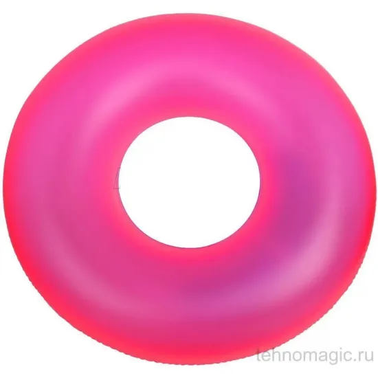 Intex 59262-pink (Діаметр 91см) Надувний круг неоновий. Рожевий