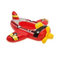 Intex 59380-plane (Длина 100 x Ширина 97см) Надувной плотик с дном Самолет