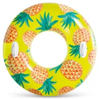 Intex 56261-pineapple (Диаметр 107см) Надувное кольцо Ананас