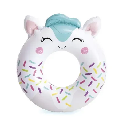 Intex 59266-kitte (Діаметр 81см) надувний круг Милі звірята, 81x76 см Рожевий