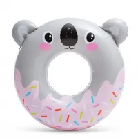 Intex 59266-koala (Диаметр 81см) надувной круг Милый зверята, 81x76 см Розовый