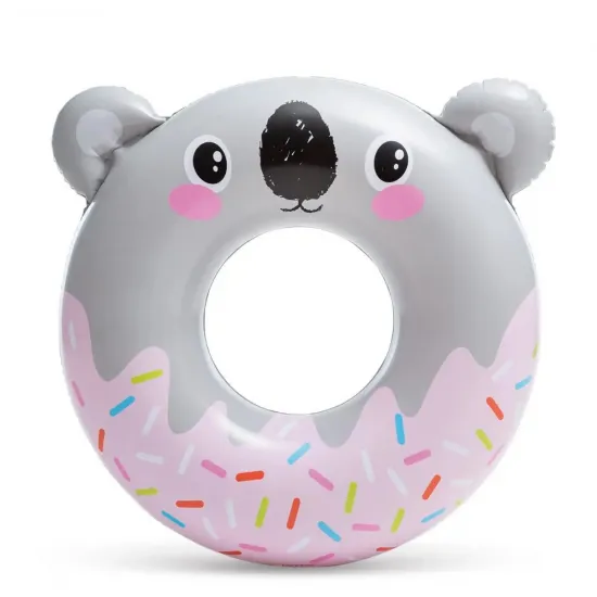 Intex 59266-koala (Діаметр 81см) надувний круг Милий звірята, 81x76 см Рожевий