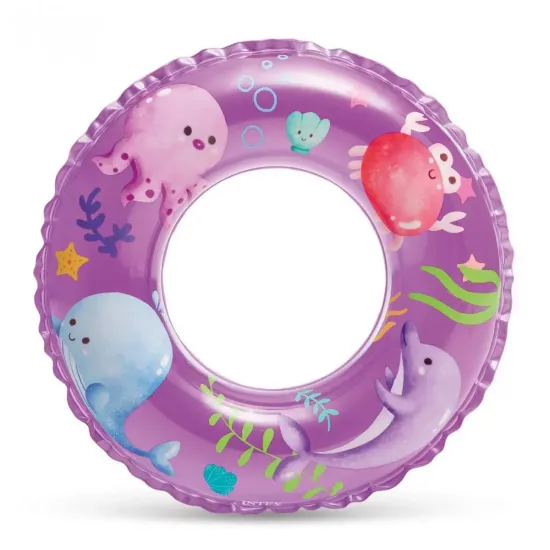 Intex 59242-violet (Діаметр 61см) Надувний круг. Жовтий