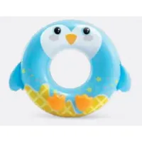 Intex 59266-penguin (Диаметр 99см) надувное кольцо Милые зверята, 99x76 см Розовый