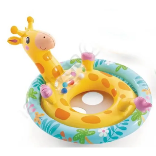 Intex 59570-giraffe (Довжина 91 x Ширина 58см) Надувний плотик Пінгвін