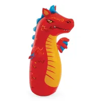 Intex 44669-red-dragon (Диаметр 56 x Высота 94см) Надувная фигура-неваляшка Тигр