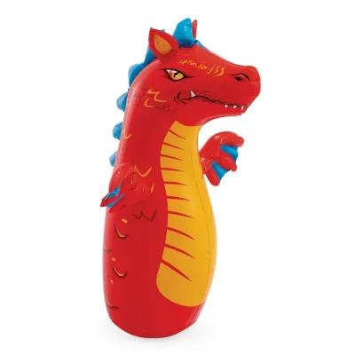 Intex 44669-red-dragon (Діаметр 56 x Висота 94см) Надувна фігура-неваляшка Тигр