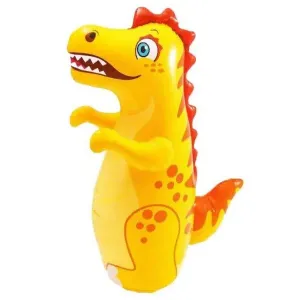 Intex 44669-dinosaur (Діаметр 61 x Висота 94см) Надувна фігура-неваляшка Динозавр