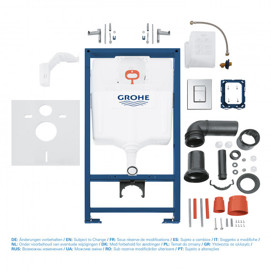 Інсталяційний комплект 5в1 для підвісного унітазу Grohe Fresh Rapid SL (38827000)