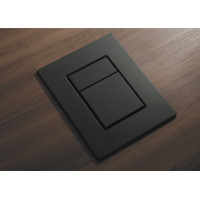 Панель змиву пластикова Koer KT-0607-05 157x198x3mm, кнопка квадратна (KR5346)