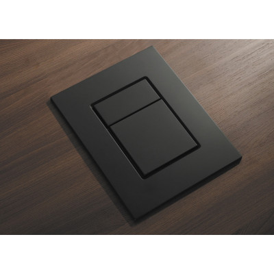 Панель змиву пластикова Koer KT-0607-05 157x198x3mm, кнопка квадратна (KR5346)