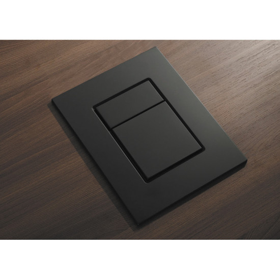 Панель змиву пластикова Koer KT-0607-05 157x198x3mm, кнопка квадратна (KR5346)